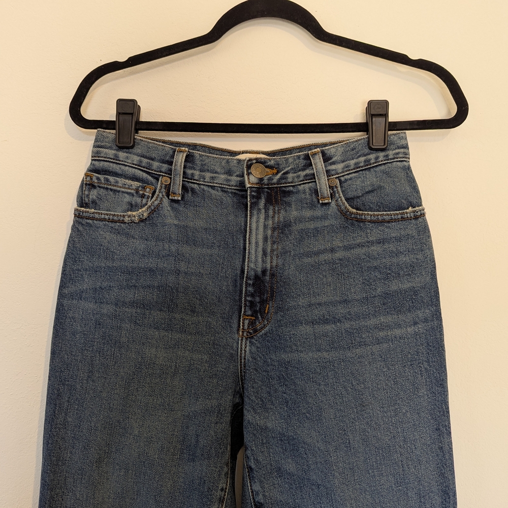 Current/Elliott Blue Straight Leg Jeans Size 25 - Picture 4 of 10